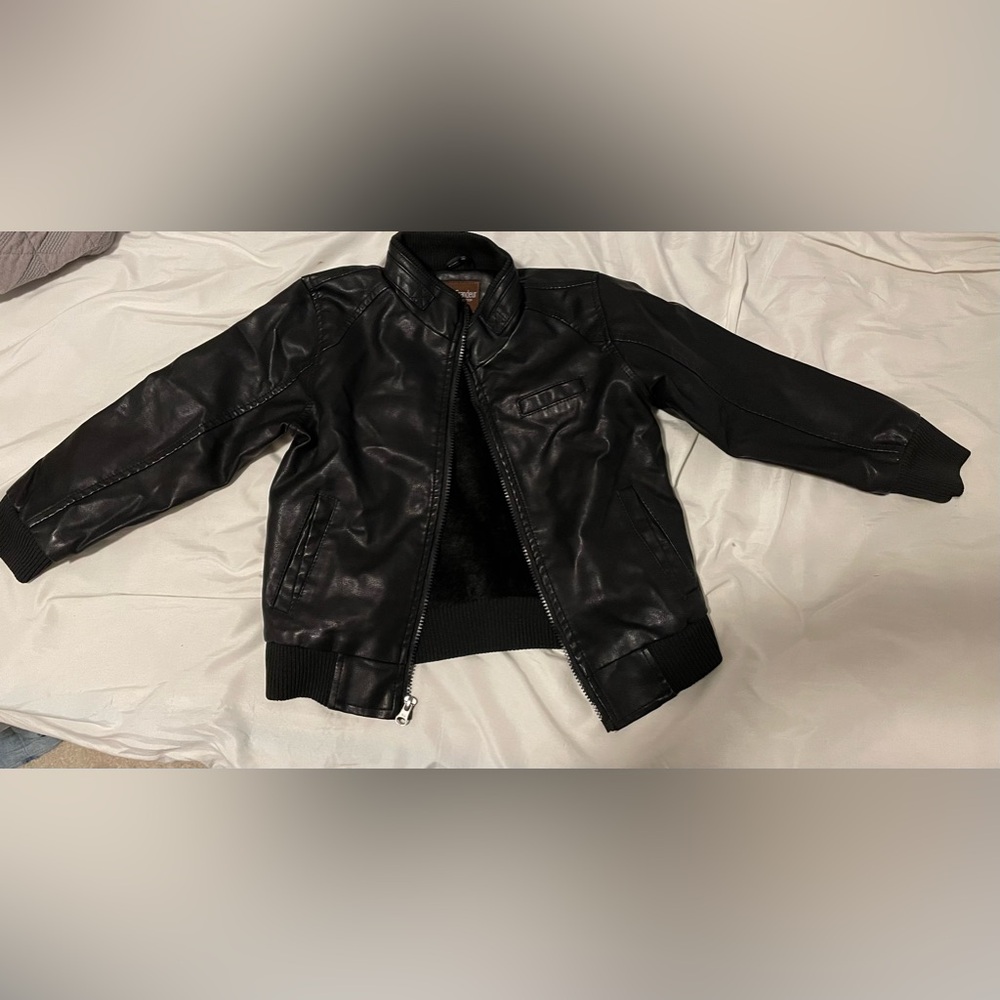 Bleau Grandeur Faux Leather jacket with soft lining kids collection size 5-6